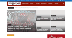 Desktop Screenshot of pribuminews.com